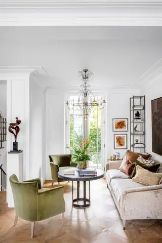 Parquet géométrique chez Louise Bradley