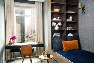 Menuiserie sur mesure dans un bureau à domicile