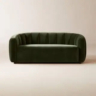 그린 벨벳 소파