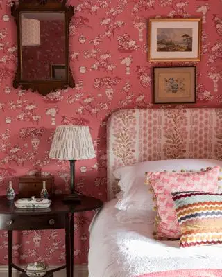 palette de couleurs monochromes - chambre rose