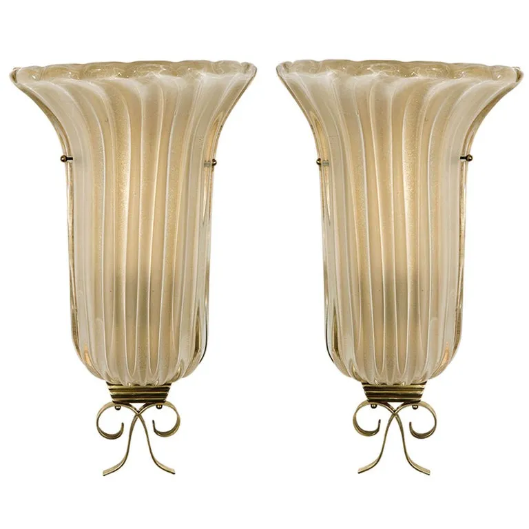 Pár Murano Sconces' loading='lazy' title=