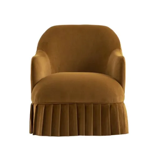 Kreslo so sukňou v hrdzavej farbe' loading='lazy' title=