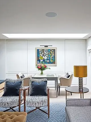 Otevřený obývací pokoj