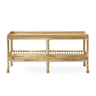 Tkaný televizní stolek Serena & Lily