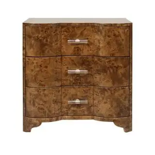 oka cassetti in radica scura