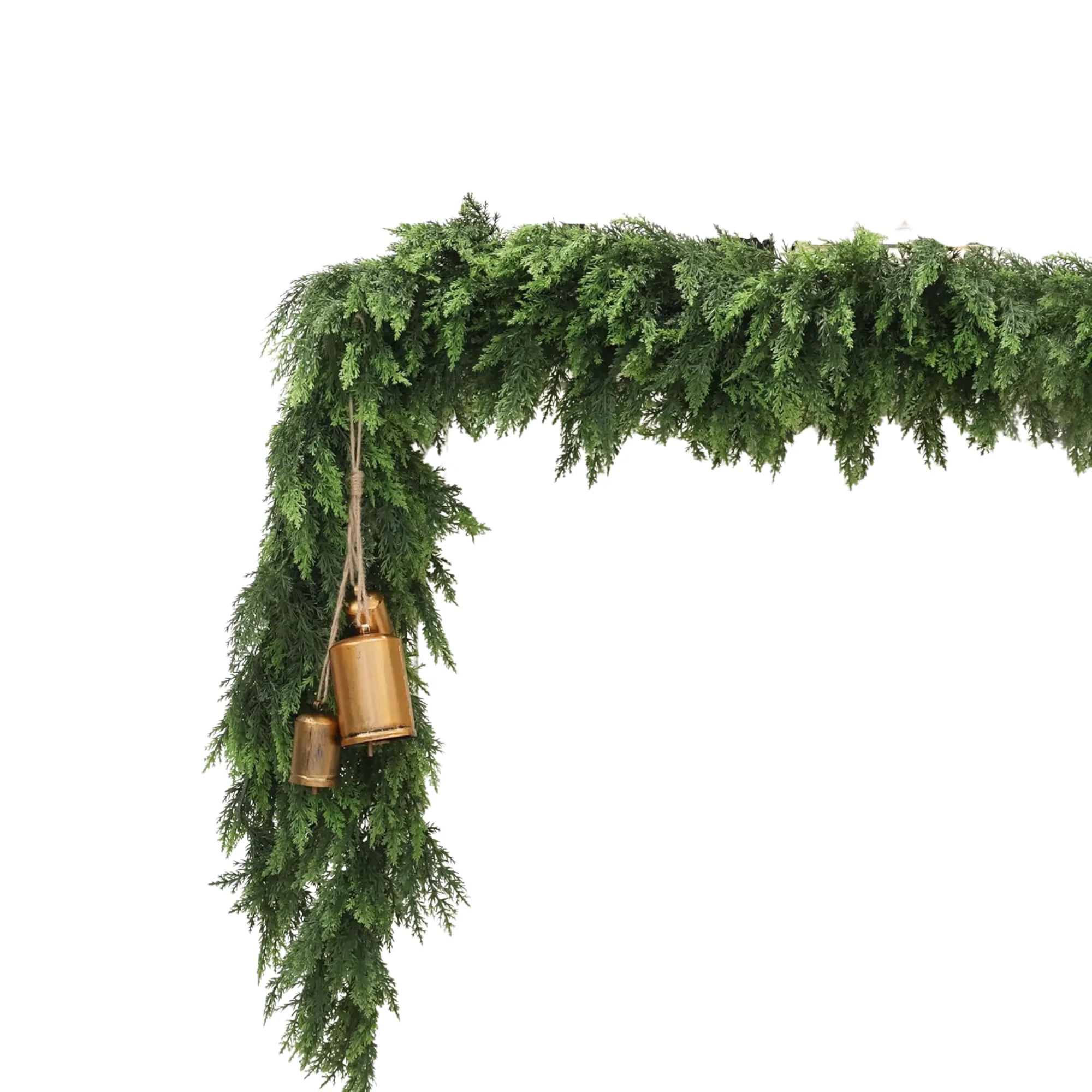 벽난로용 녹색 화환' loading='lazy' title=