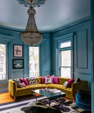 Salon bleu par Farrow & Ball