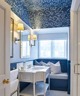 美しい景色を描いた天井のアイデア