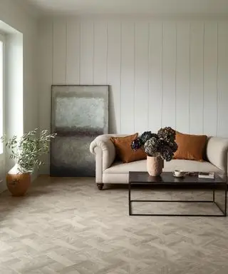 Vinylové podlahy Amtico v obývacím pokoji