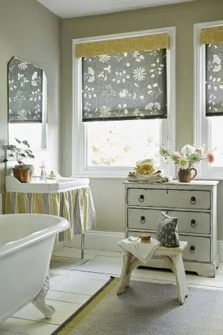 コテージの装飾アイデア - バスルーム