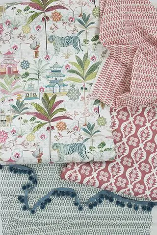 패턴 조합 방법 - 원단 무드보드