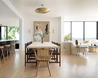 Skandinavisk innredning med åpen planløsning