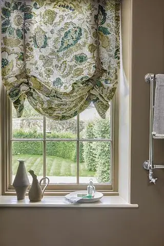 Store en lin Woodblock Forest Madeaux