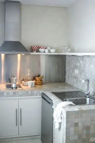 Zellige 타일 조리대