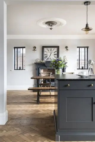 Lagdeling i indretning - køkken