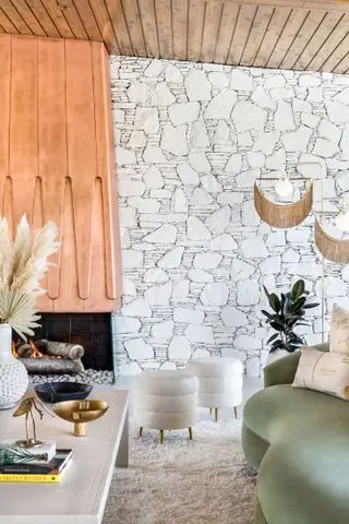 Lagdeling i boligindretning - stue