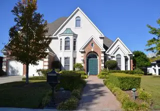 Classica casa americana in un ambiente di suddivisione tradizionale