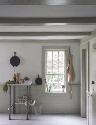 Chambre blanche/gris par Farrow & Ball