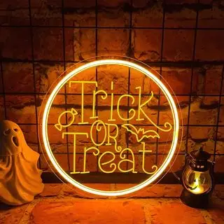 Ilumina el letrero LED de Halloween