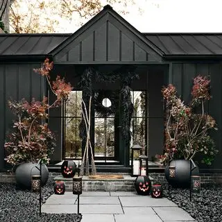 10 ideas de decoración del porche de Halloween: para una apariencia festiva y aterradora