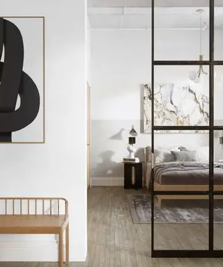 Chambre peinte en colombe blanche par Benjamin Moore