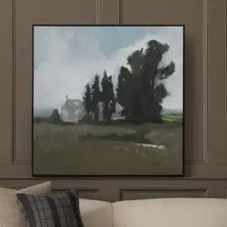 Obra de arte de cielos de primavera