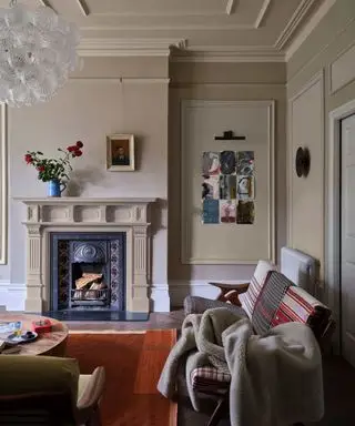 Farrow & Ball varme neutrale stue