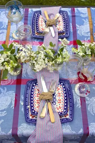 7월 4일 테이블 세팅