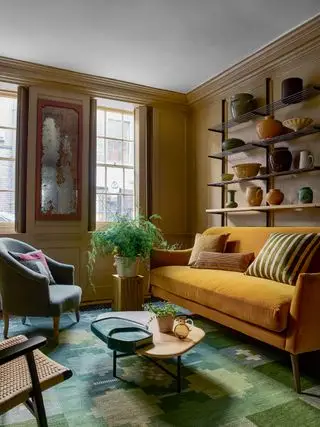 סלון עם שטיח ברבר קול וגיר, לוק ארווין