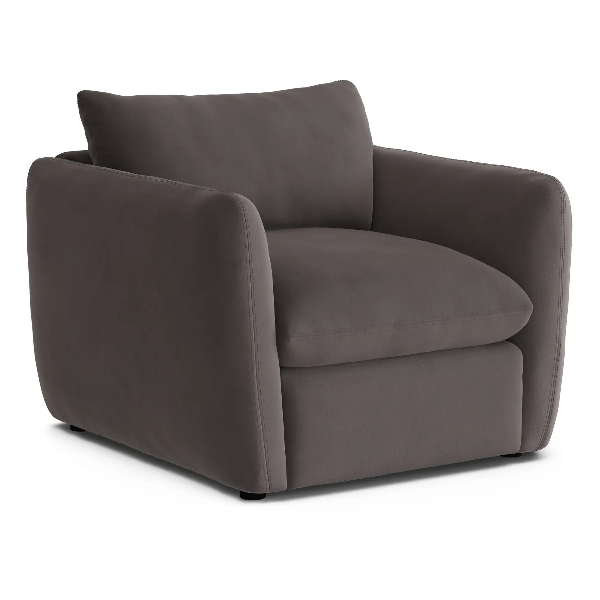 en gråbrun aksentstol' loading='lazy' title=