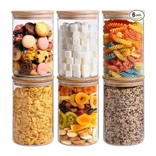 set de tarros de cristal amazon