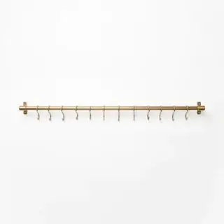 mcgee and co estante para ollas de metal con ganchos