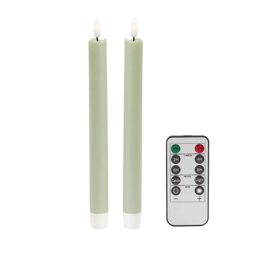 セージ ワックス LED キャンドル - 2 個セット' loading='lazy' title=