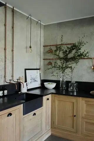 ネプチューン ヘンリーオーク材キッチン