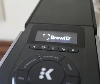 Keurig K-Mini Plus の Keurig K-cup の拡大図