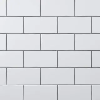 흰색 직사각형 지하철 타일