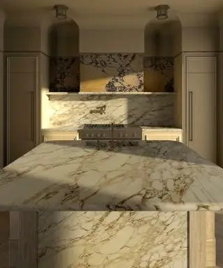 Montana Labelle marbre neutre cuisine moderne bio