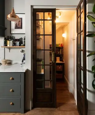 계단 아래 식료품 저장실 아이디어 -Devol