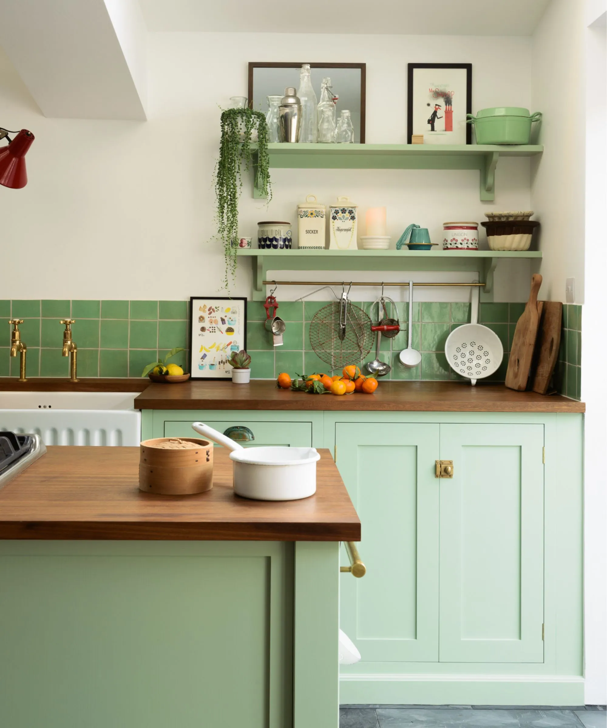 다채로운 녹색 주방' loading='lazy' title=