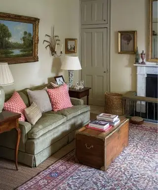 Pomysły na przytulny salon w tradycyjnym układzie z lampami stołowymi