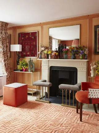 Chelsea Townhouse mit maßgeschneiderter Wandfarbe von Kelling Designs, www.kellingdesigns.com