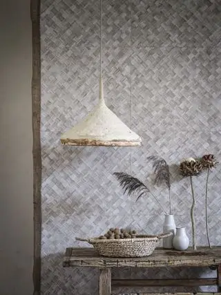 ナチュラルトーンの素朴なカントリーリビングルームスキーム