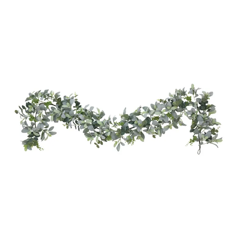 Puleo International 6' Lambs Ear Garland & ביקורות | Wayfair' loading='lazy' title=