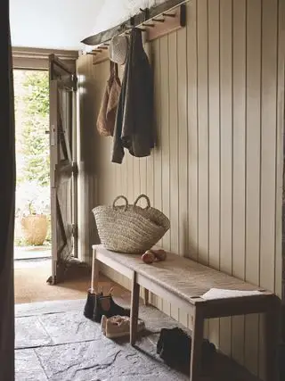 idées de peinture avec couloir peint avec lambris