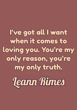 A quote by Leann Rimes.