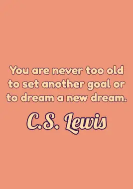 A quote by C.S. Lewis.