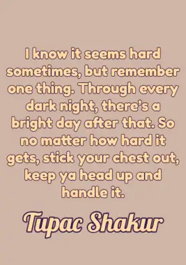 105 Hold hovedet op for at give dig styrke, når livet er hårdt