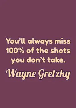 Word of Encouragement by Wayne Gretzky