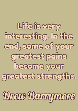 Word of Encouragement by Drew Barrymore