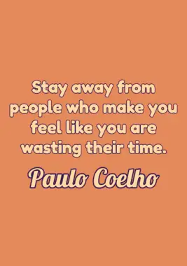 A quote by Paulo Coelho.
